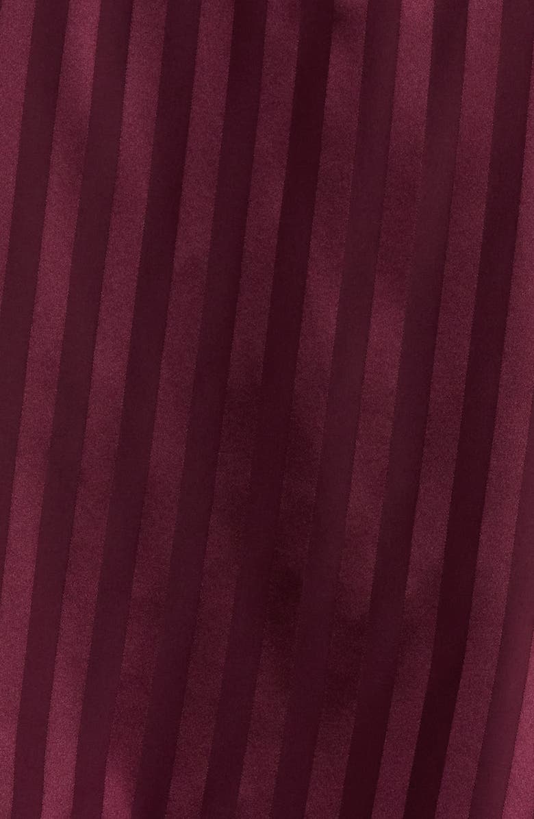 Lunya Washable Stripe Mulberry Silk Jacquard Pajamas, Alternate, color, Vintg Merlot Jacquard