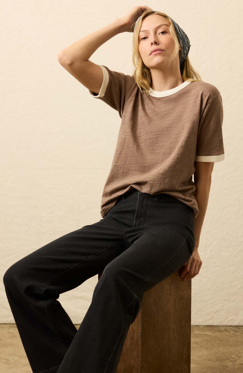 Faherty Sunwashed Slub Camp Tee, Alternate, color, 