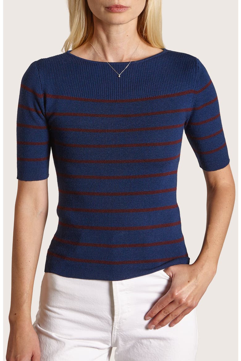 Coco Tee, Main, color, Navy / Merlot