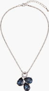 Modenaire Teardrop Trio Cluster Pendant Necklace