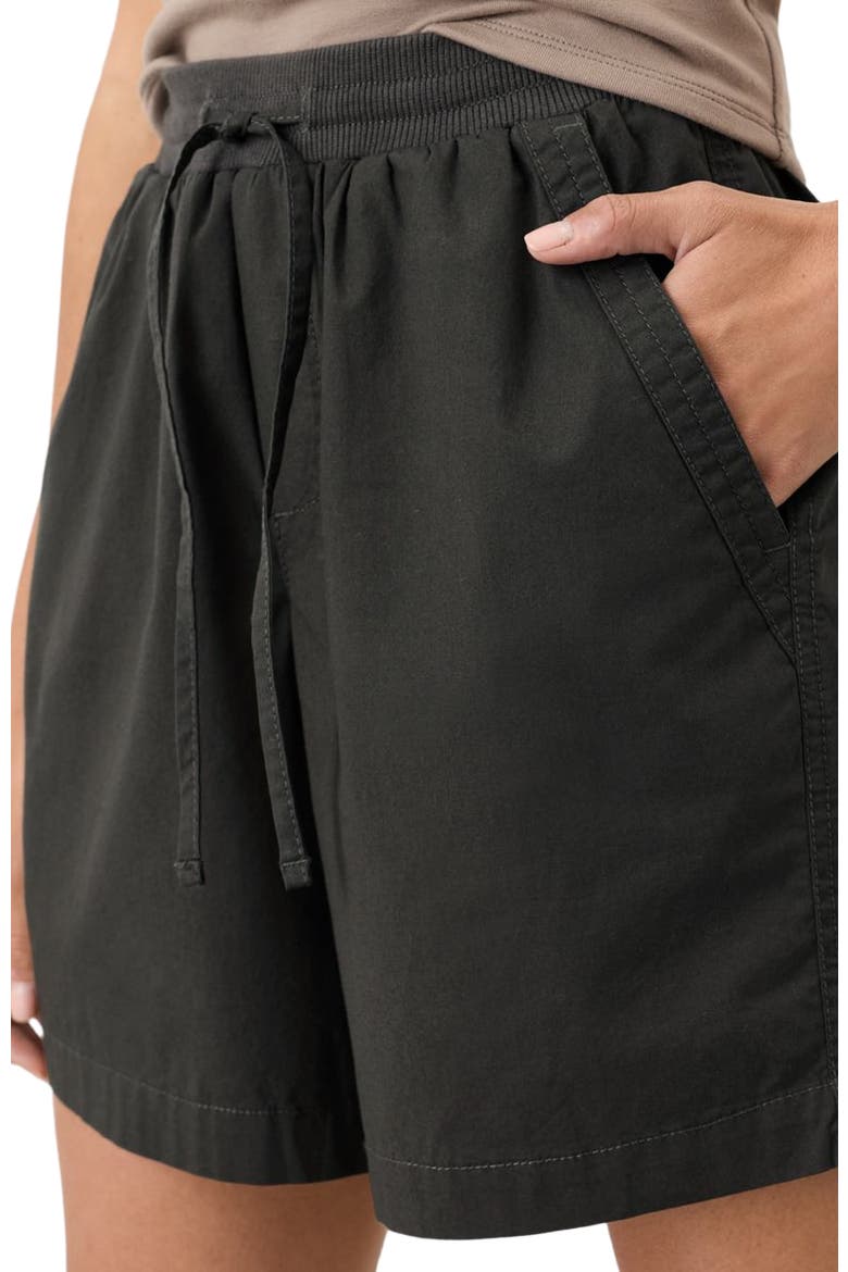 Organic Cotton Stretch Poplin Short, Alternate, color, Oak
