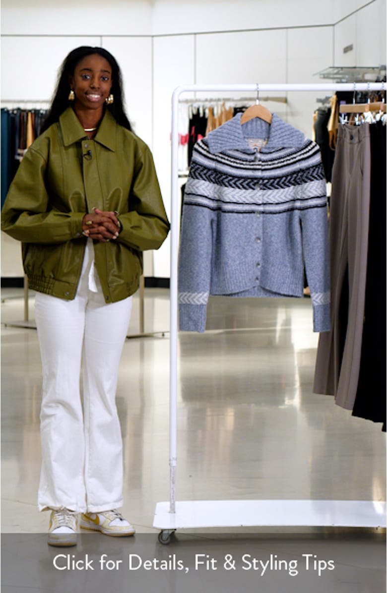 Native Knitter Eyedazzler Alpaca Blend Cardigan, sales video thumbnail