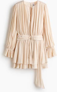 H&M Knot-detail Draped Dress
