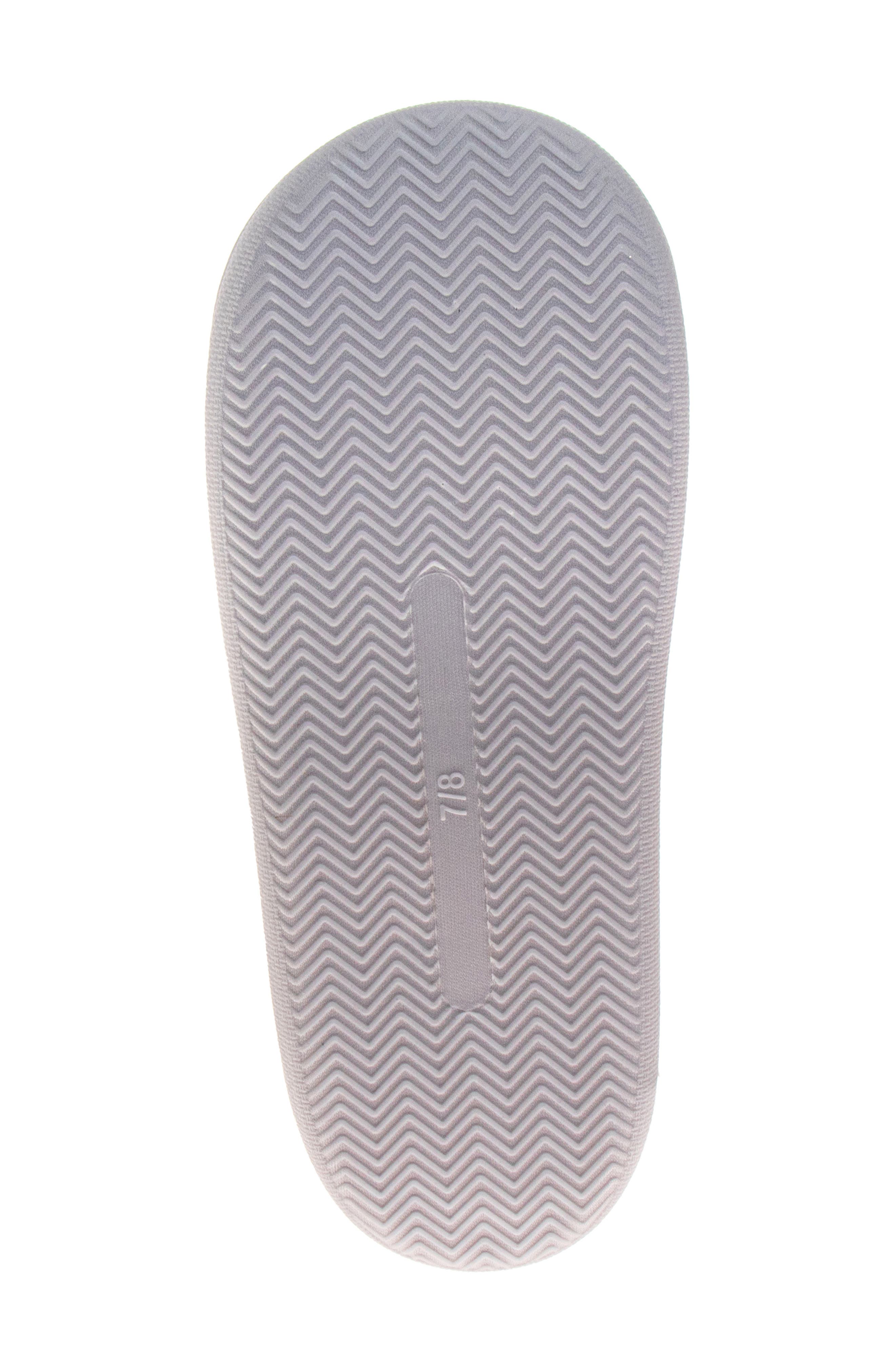 Coca Cola Diet Coke<sup>®</sup> Faux Fur Trim Slipper, Alternate, color, Grey