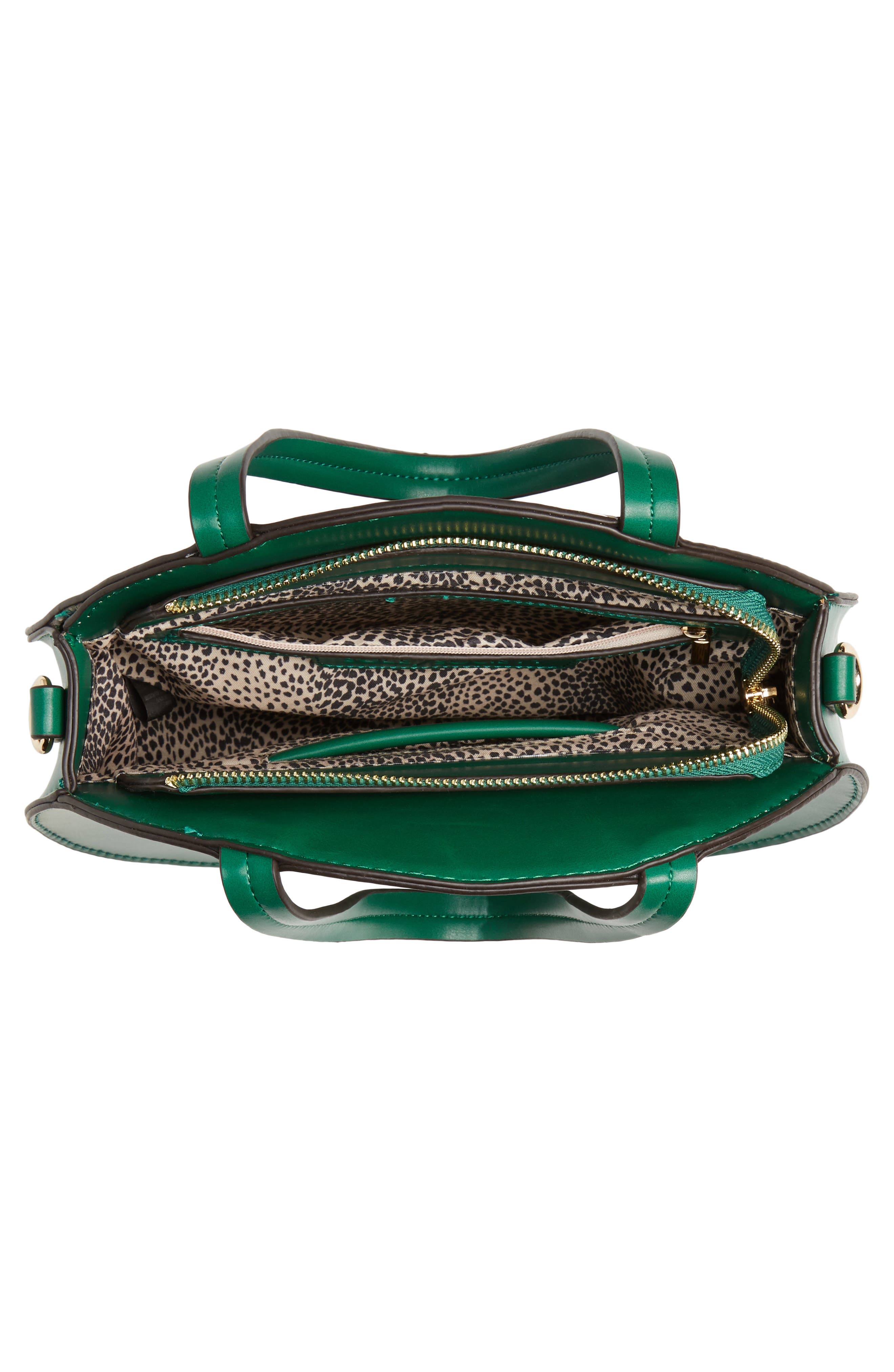 Palermo Canteen Faux Leather Circle Crossbody Bag, Alternate, color, KELLY GREEN