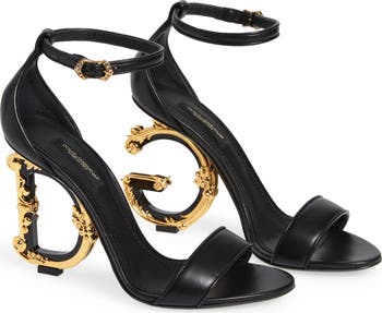 【関税送料込】DOLCE&GABBANA Keira Baroque DG Heel Sandal Dolce&Gabbana Keira Baroque DG Heel Sandal (Women) | Nordstrom