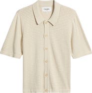 Corridor Pointelle Short Sleeve Organic Cotton Sweater