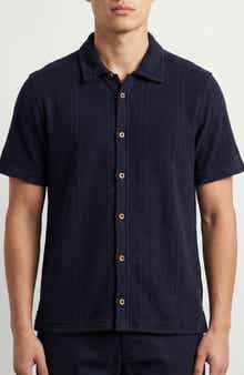 BURNSIDE Short Sleeve Sweater Cardigan