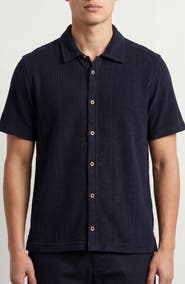 BURNSIDE Short Sleeve Sweater Cardigan
