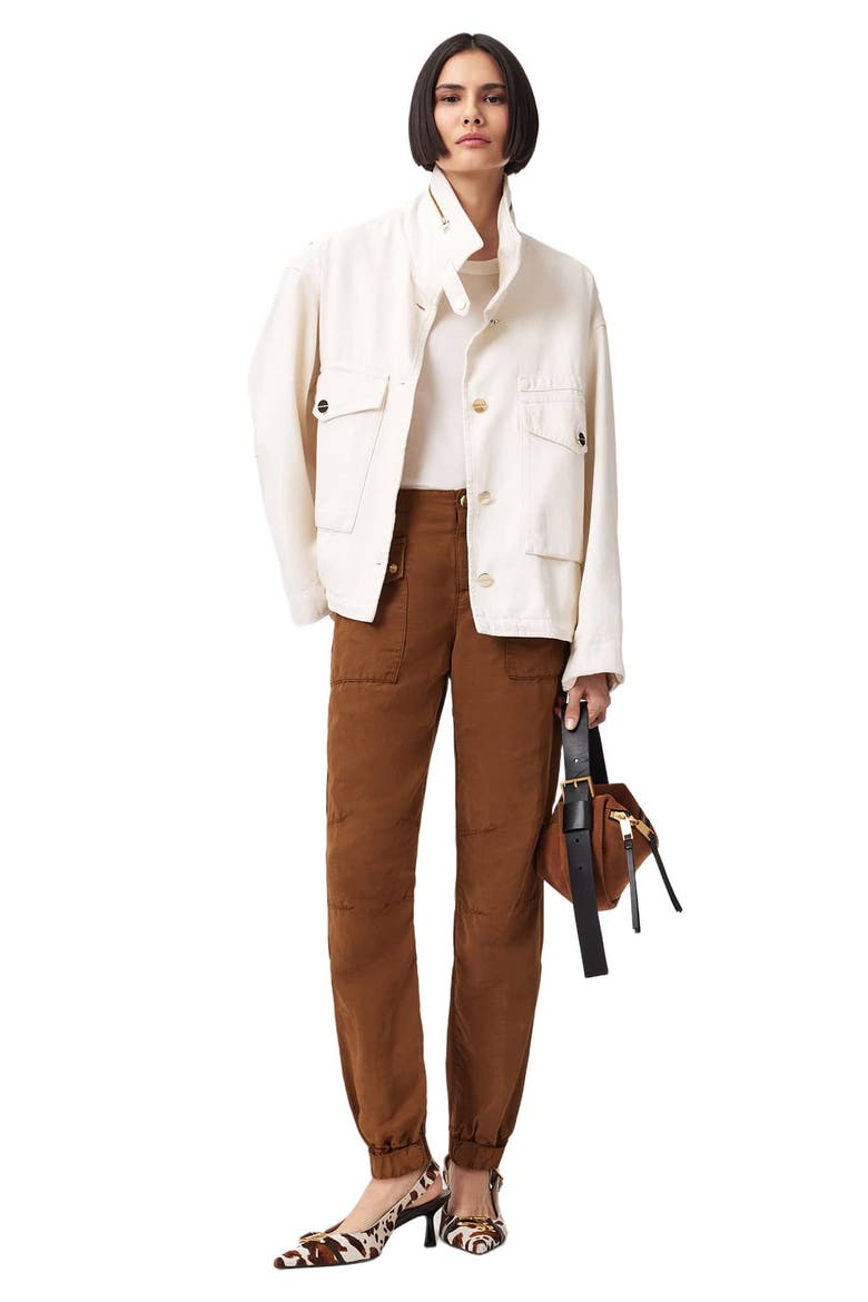 Val Twill Cargo Pants, Alternate, color, COGNAC BROWN