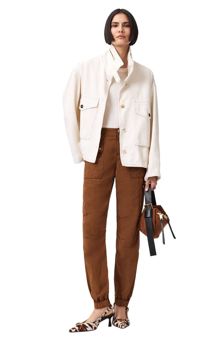AllSaints Val Twill Cargo Pants, Alternate, color, Cognac Brown