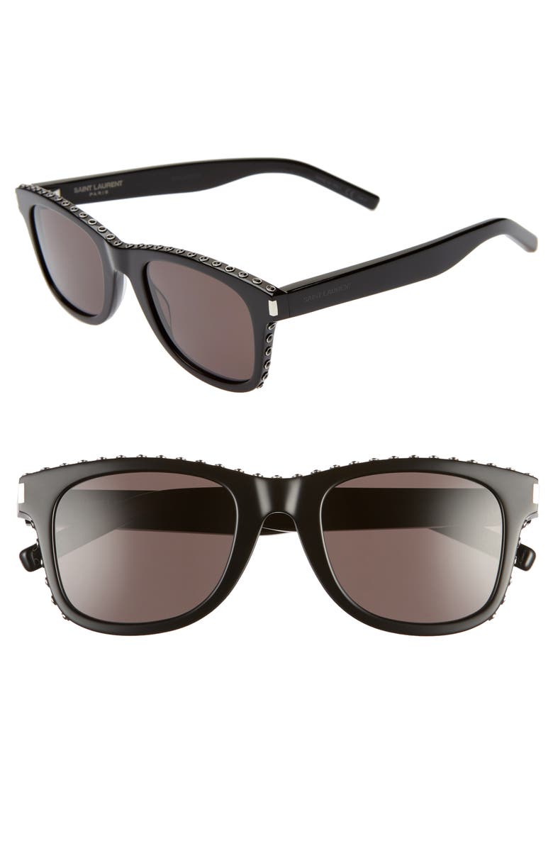 Saint Laurent 50mm Sunglasses, Main, color, 