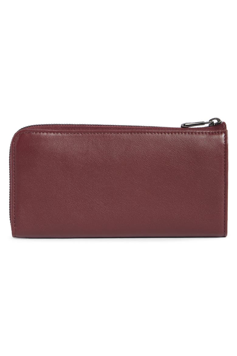 Le Pilage Cuir Zip Wallet, Alternate, color, BRANDY