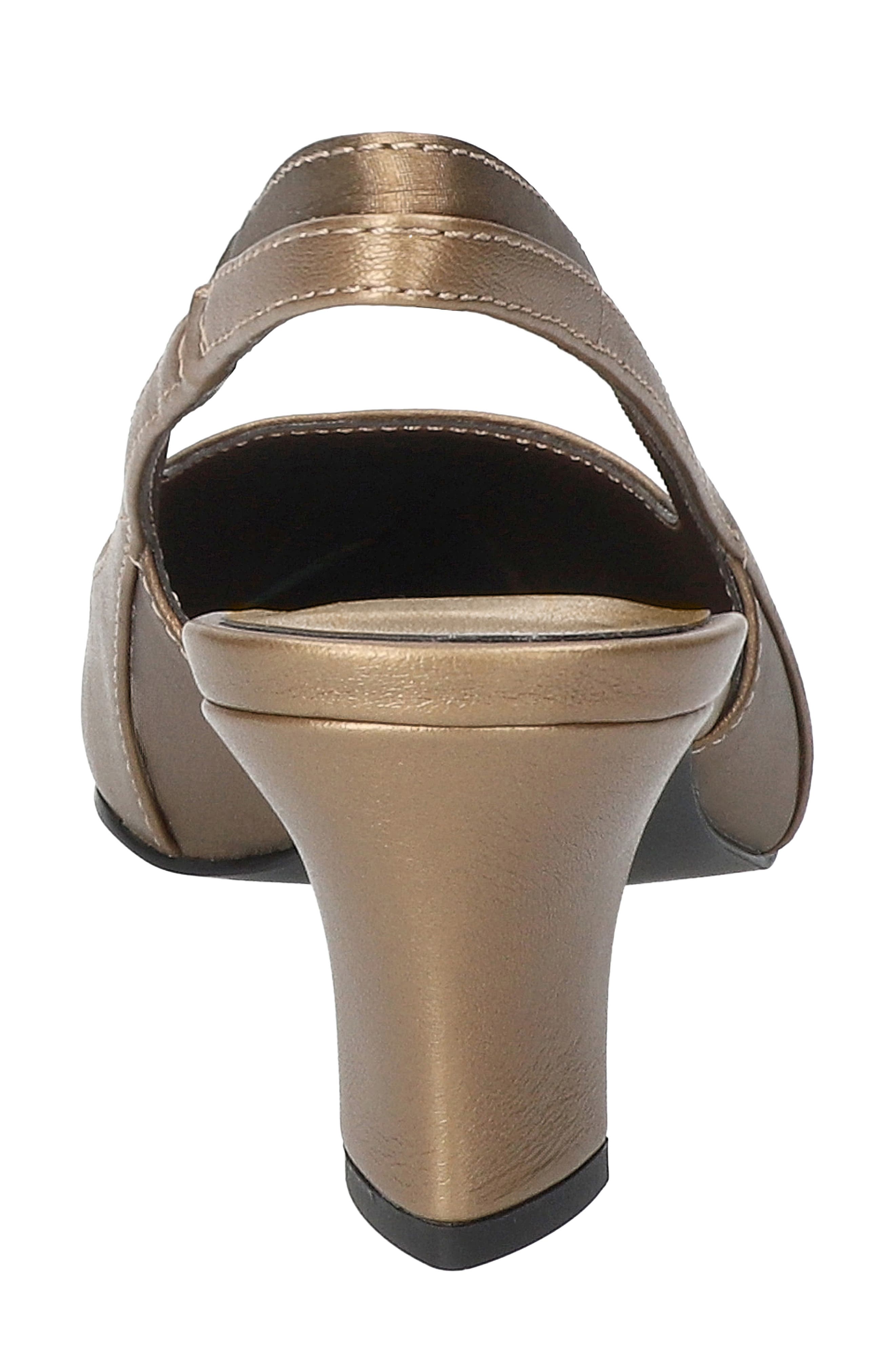 EASY STREET Dessa Slingback Pointed Toe Pump, Alternate, color, Bronze