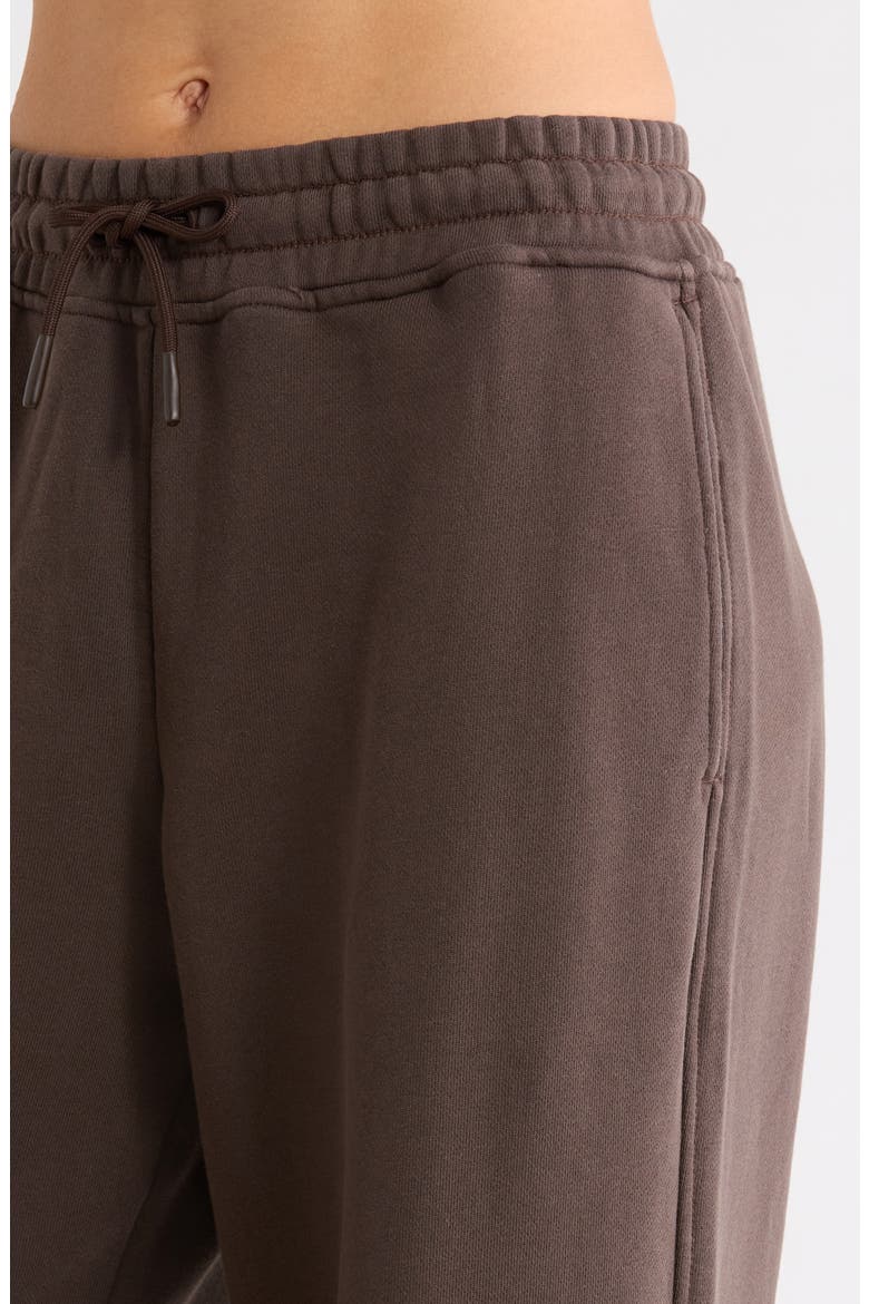 x FKA twigs Club Collective Raw Hem Cotton Drawstring Pants, Alternate, color, ESPRESSO