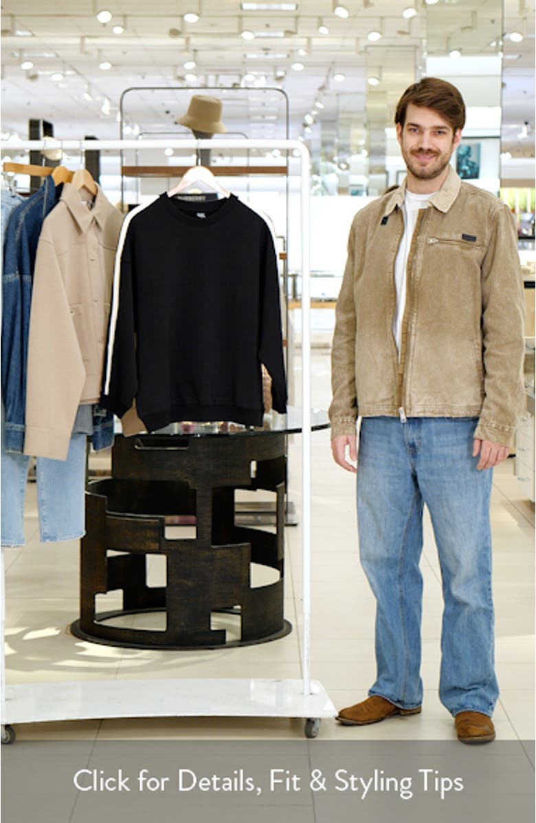 Double Stripe Crewneck Sweatshirt, sales video thumbnail