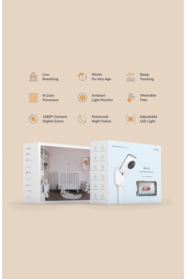 Pro Smart Baby Monitor, Alternate, color, WHITE