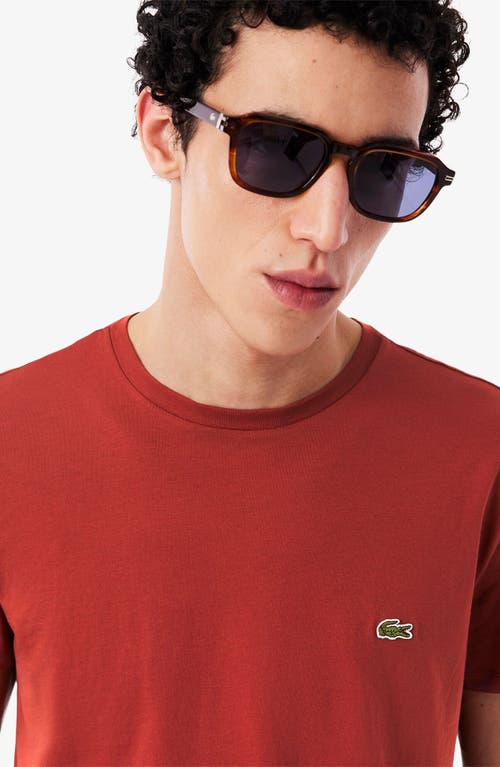 Lacoste Pima Cotton T-shirt In Red