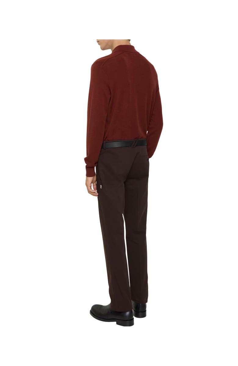 Burberry Cotton Chinos, Alternate, color, Clove Brown