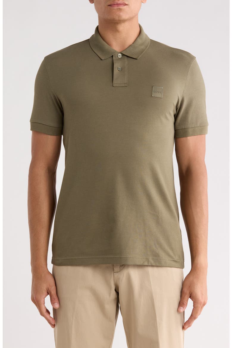 Passenger Stretch Cotton Polo, Main, color, OPEN GREEN