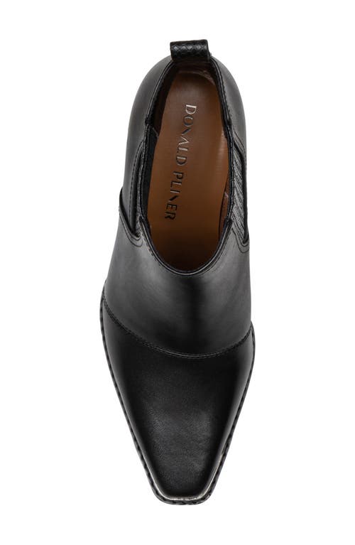 Donald Pliner Wilis Western Boot In Black