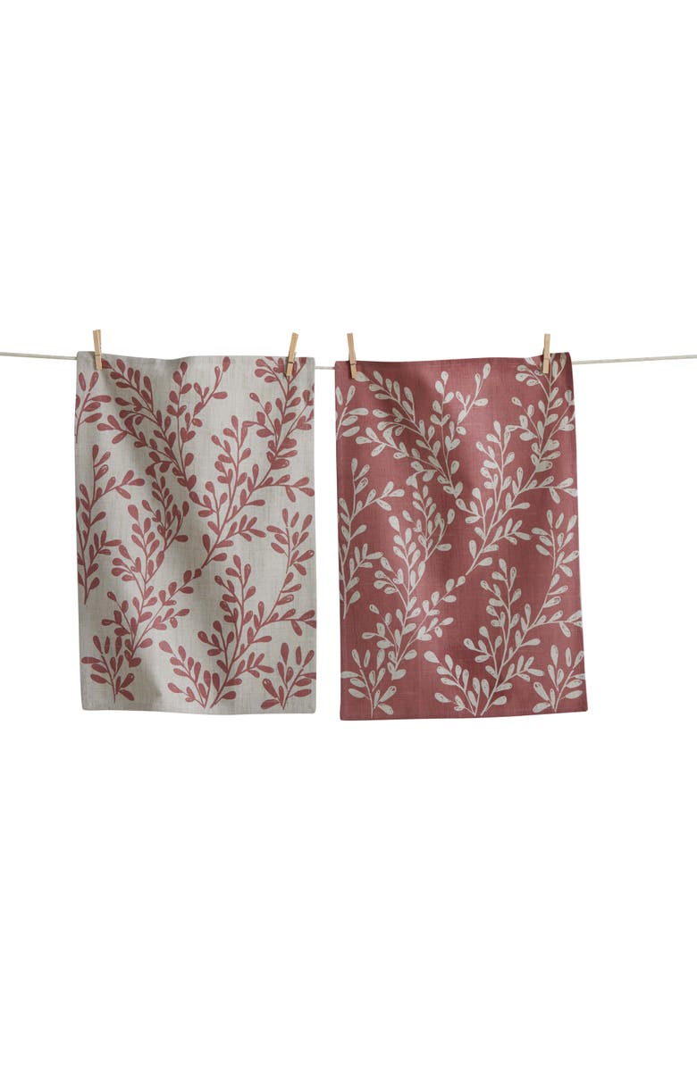 tag Canyon Print Leafy Vine Dt S/2 Purple Purple Cotton Everyday, Main, color, Purple