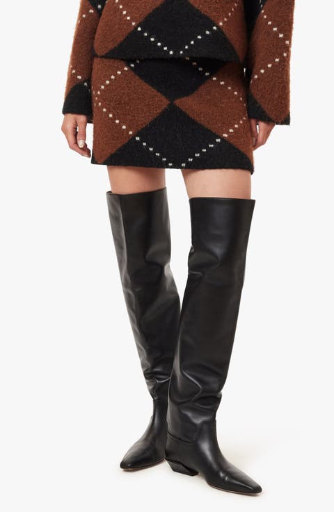 Argyle Sweater Miniskirt