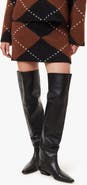 Habitual Argyle Sweater Miniskirt