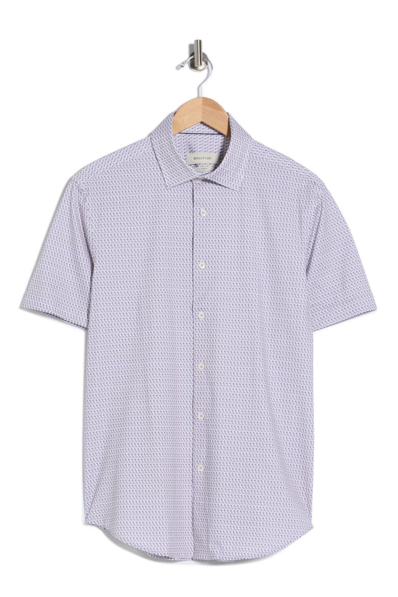 Short Sleeve Woven Shirt, Alternate, color, DUSTY PINK