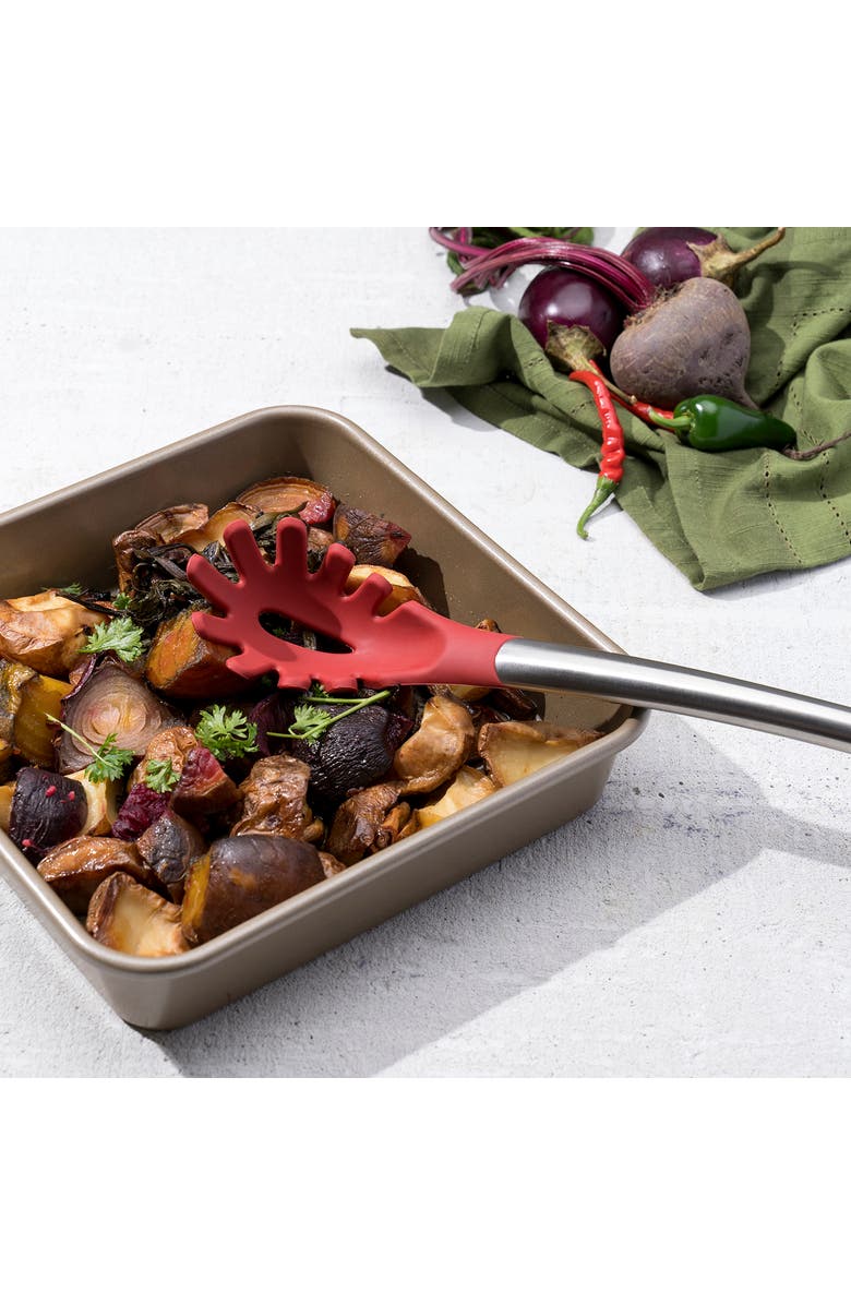 CUISIPRO 9.5 x 2-Inch Square Steel Nonstick Baking and Cake Pan, Alternate, color, Brown