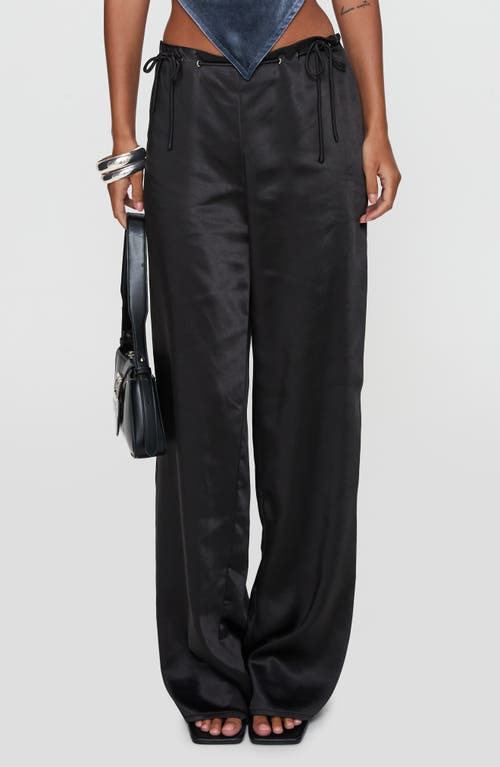 Princess Polly Thrill Of It All Satin Drawstring Pants