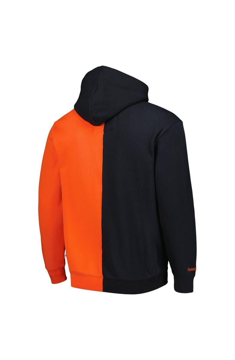 Mitchell & Ness Men's Mitchell & Ness Black/Orange San Francisco Giants Fleece Full-Zip Hoodie, Alternate, color, Black