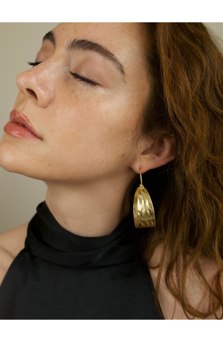 Petit Moments Terrain Hoop Earrings, Alternate, color, 