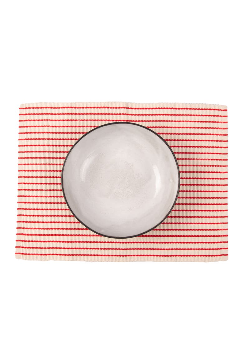 Rangi Placemats Set of 4, Alternate, color, Red