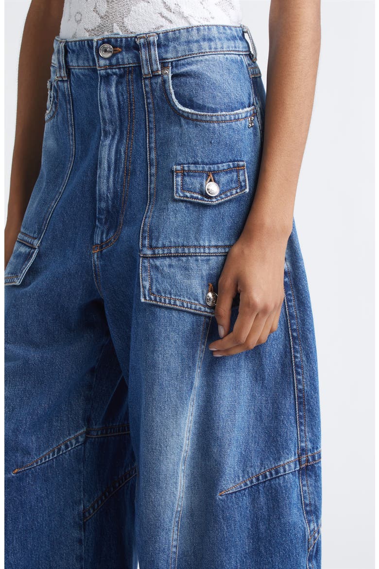 Violino Utility Barrel Leg Jeans, Alternate, color, MIDNIGHT BLUE