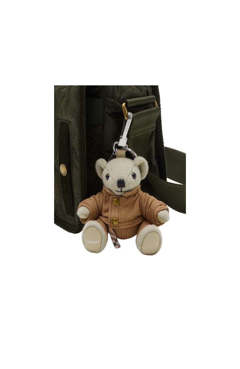 Burberry Thomas Bear Charm, Alternate, color, Multicolour