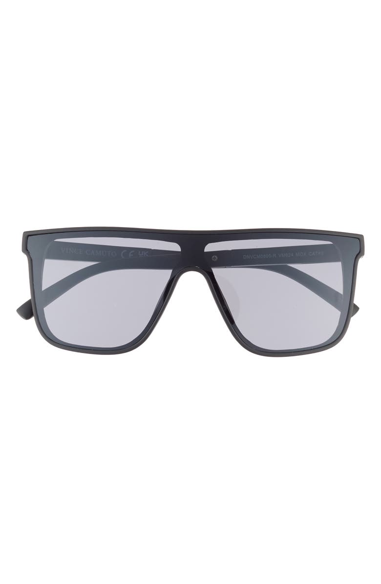 Vince Camuto 68mm Flat Top Sunglasses, Main, color, Matte Black