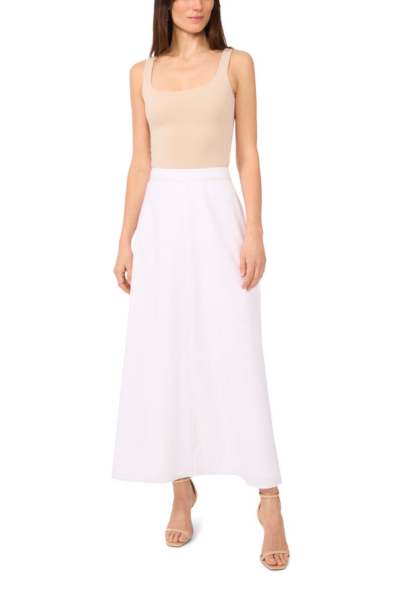A-Line Maxi Skirt, Alternate, color, NEW IVORY