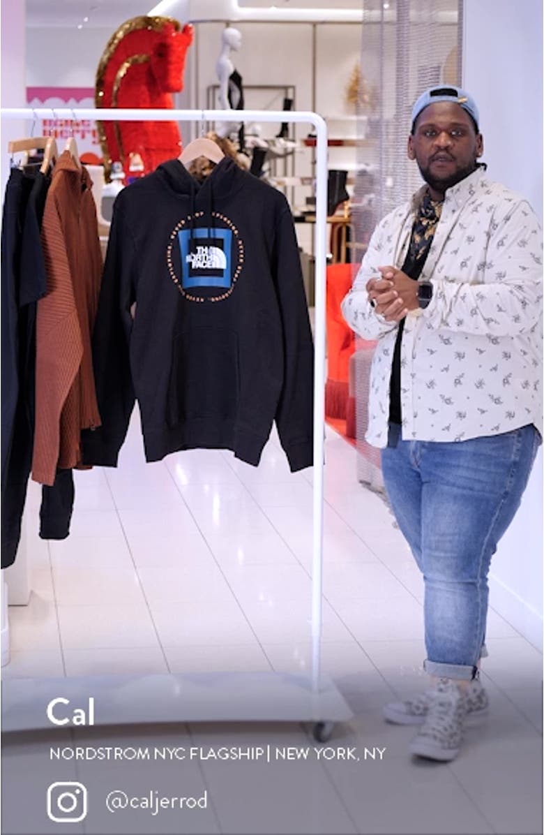 Never Stop Exploring Logo Graphic Hoodie, sales video thumbnail