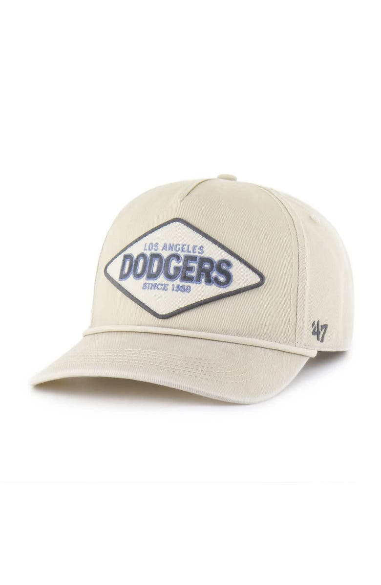 '47 Men's '47 Khaki Los Angeles Dodgers Cairn Hitch Adjustable Hat, Alternate, color, Khaki