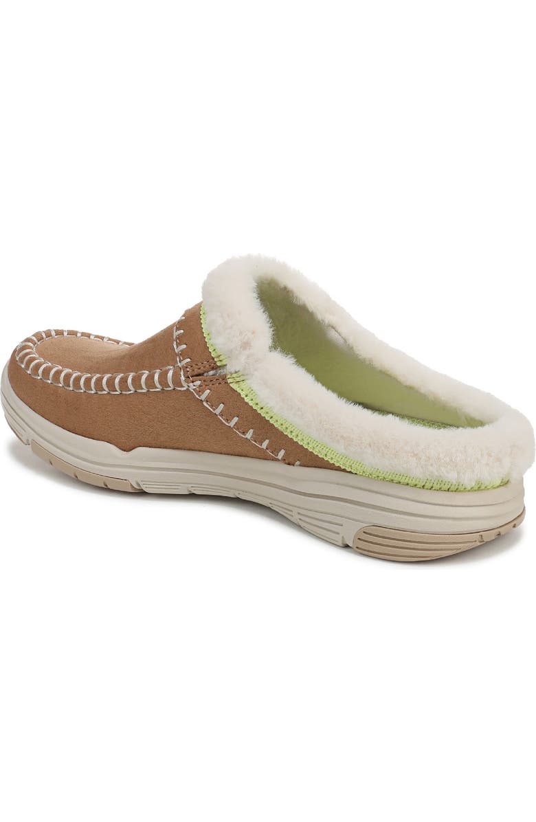 Rykä Arrow Faux Fur Trim Mule, Alternate, color, Honey Brown