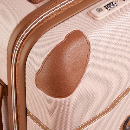 Delsey Paris Chatelet Air 2.0 Carry On 21 Inch Hardside Luggage With Spinner Wheels In Blush