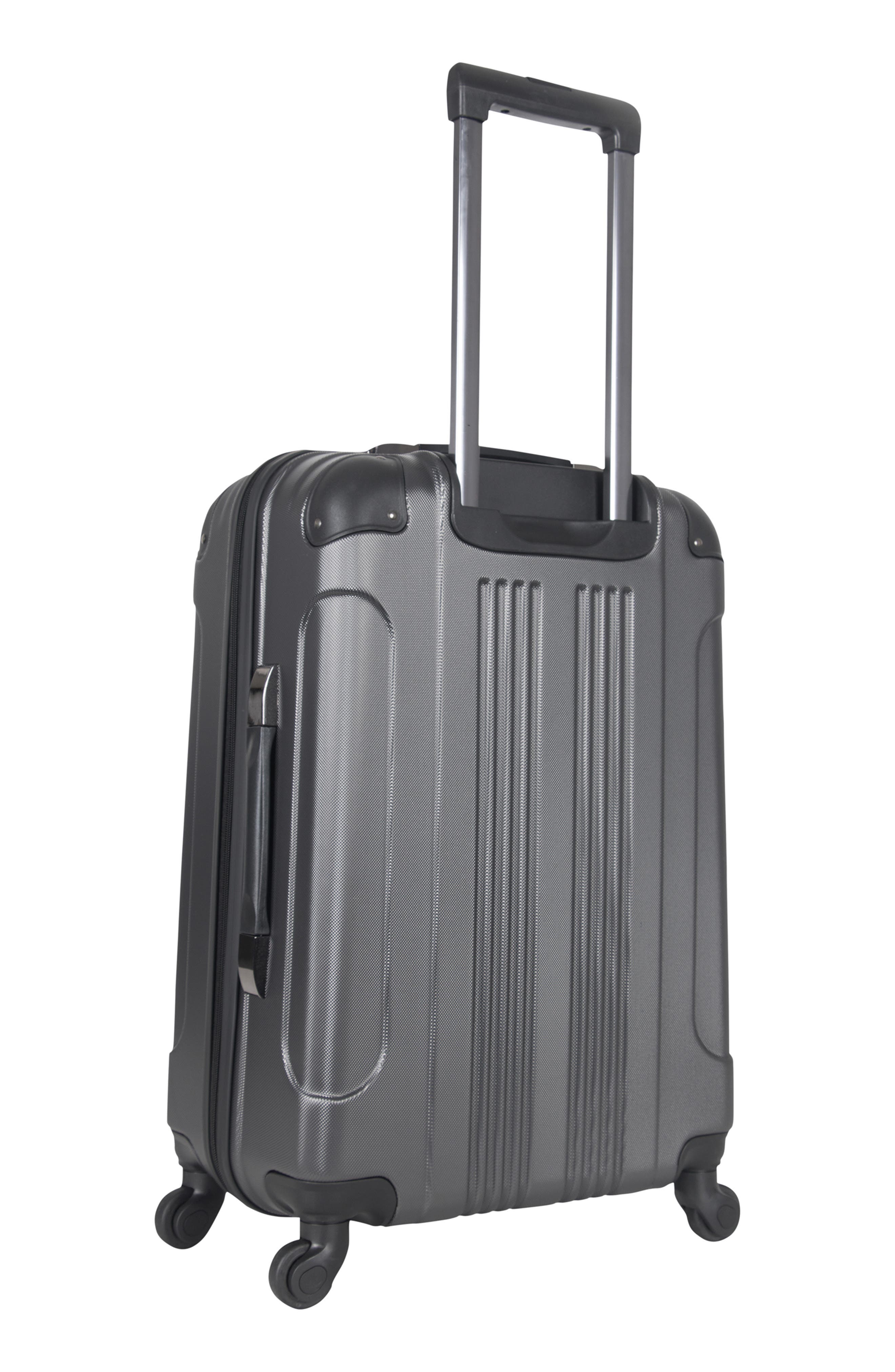 Kenneth Cole Reaction Out of Bounds 24-Inch Hardside Spinner Luggage, Alternate, color, Charcoal