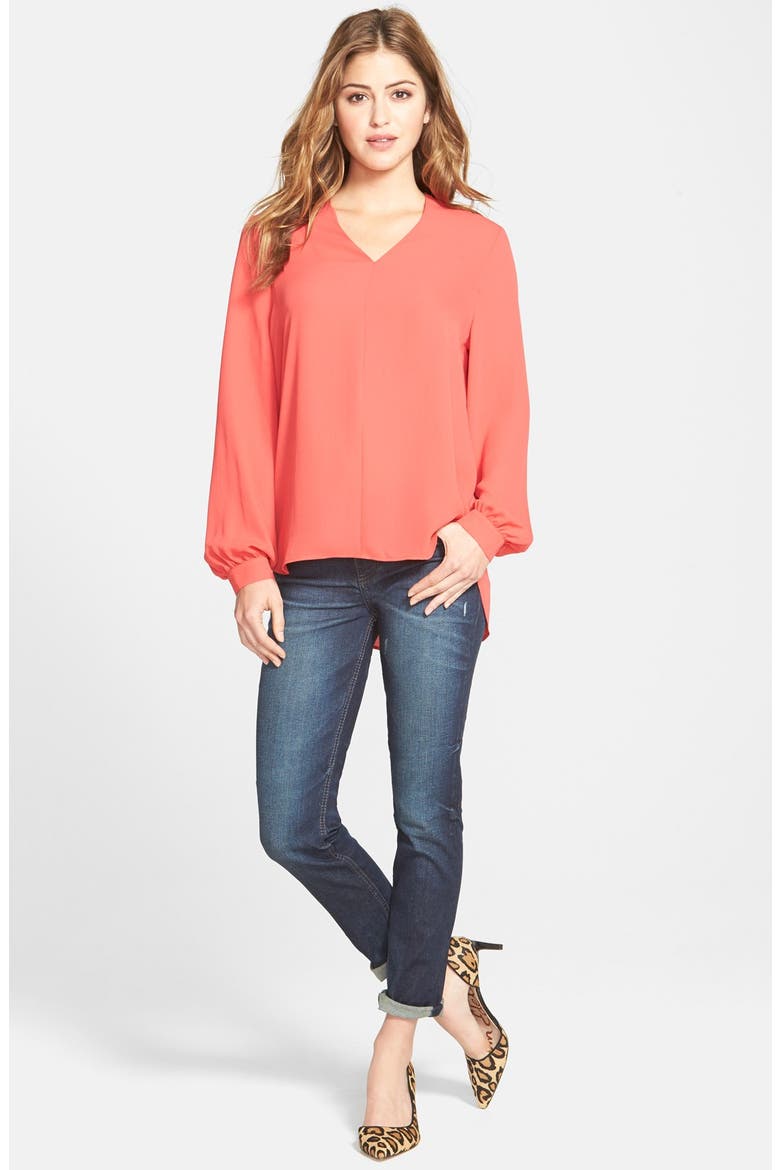 'Catherine' Distressed Boyfriend Jeans, Alternate, color, SAGACIOUS