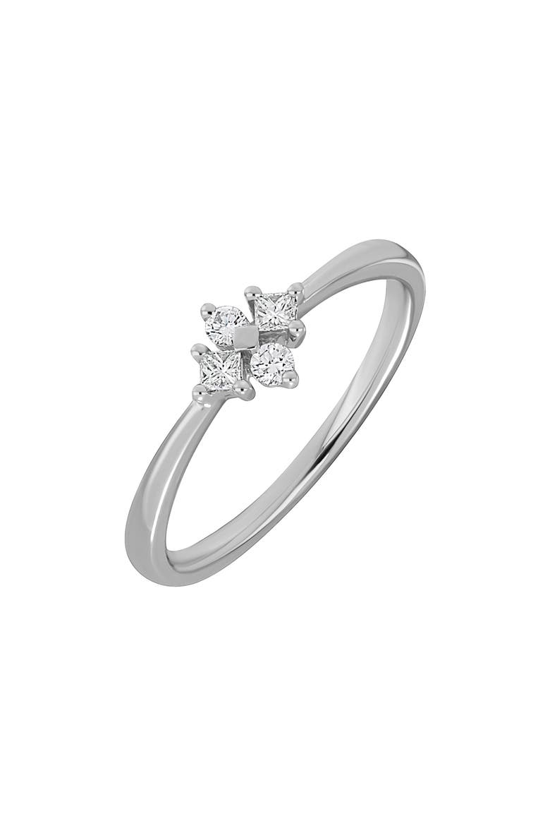 Getty 18K White Gold Diamond Stackable Ring - 0.15ct. (Nordstrom Exclusive), Main, color, 18K WHITE GOLD