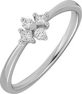 Bony Levy Getty 18K White Gold Diamond Stackable Ring - 0.15ct.