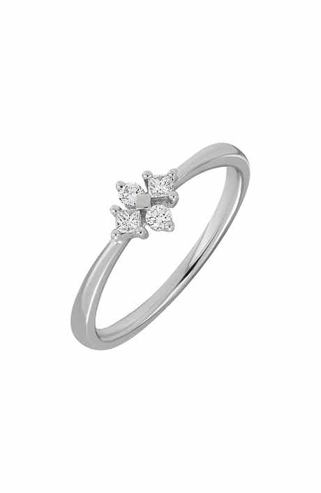 Bony Levy Getty 18K White Gold Diamond Stackable Ring - 0.15ct.
