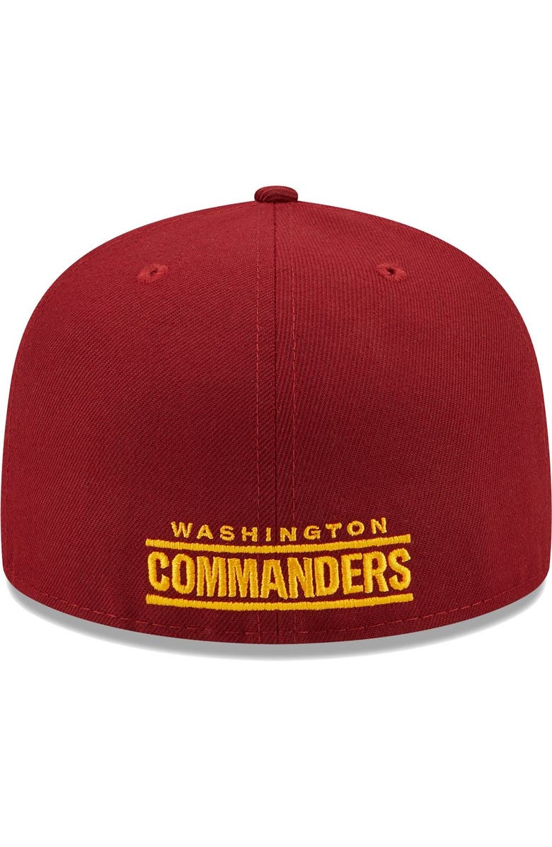 New Era Men's New Era Burgundy Washington Commanders Flawless 59FIFTY Fitted Hat, Alternate, color, Burgundy