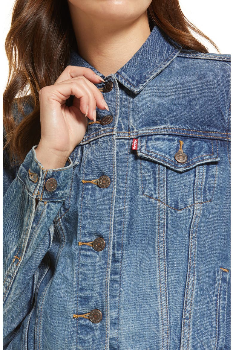 Original Trucker Jacket, Alternate, color, SOFT AS BUTTER DARK