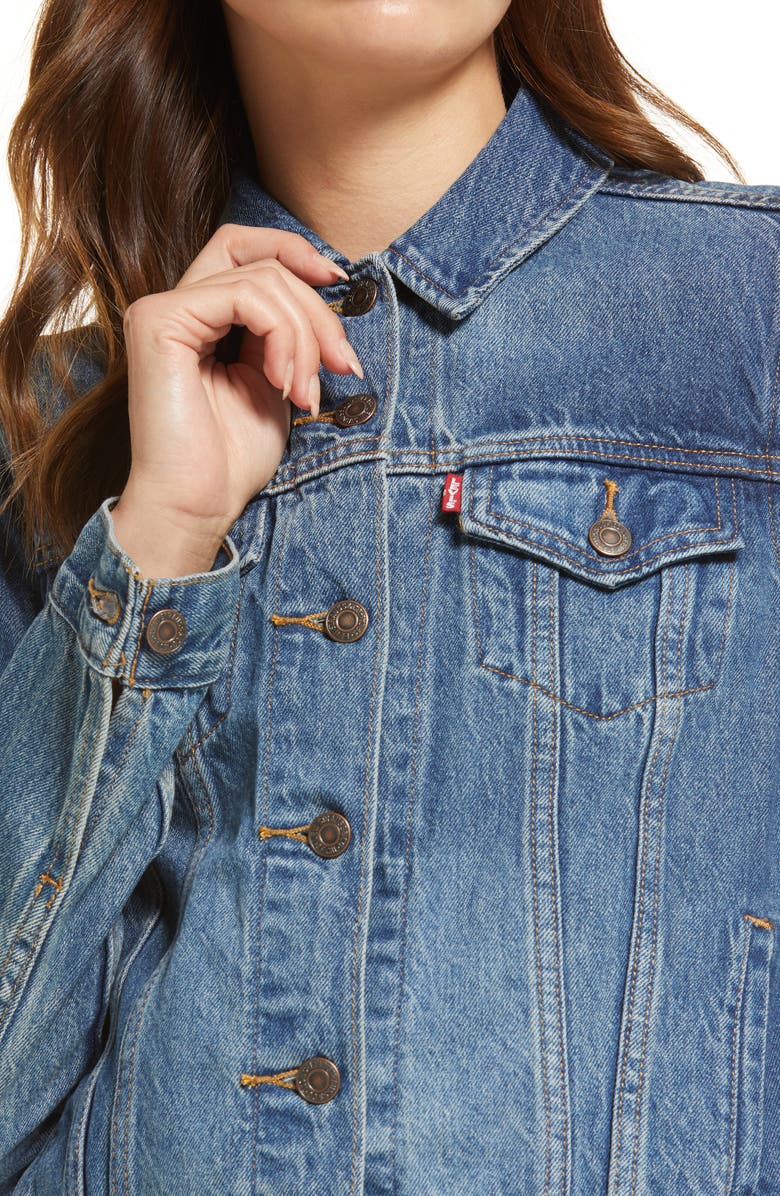 Levi's<sup>®</sup> Levis<sup>®</sup> Original Trucker Jacket, Alternate, color, Soft As Butter Dark